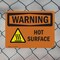 Signmission Hot Surface Sign, 10 in H x 14 in W, Plastic, Hot Surface With Symbol OS-2PACK-WS-P-1014-L-12188 - alternate 5